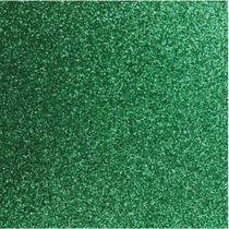 Placa Em Eva C/ Gliter 60X40Cm Verde 2Mm Pct C/05 - Make+