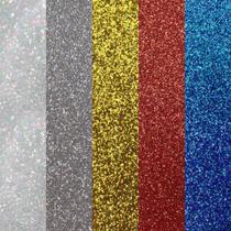 Placa em EVA com Gliter 40X48CM. 5 Cores Sortidas 2MM.