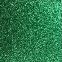 Placa em EVA com Gliter 40X48CM. Verde Grama 2MM.