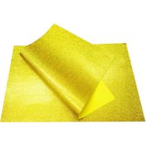 Placa em EVA com Glíter 40X60CM Amarelo - Pacote com 5 Unidades Placa em EVA com Glíter 40X60CM Amarelo - Pacote com 5 Unidades