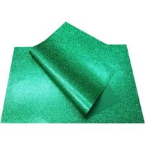 Placa em EVA com Glíter 40X60CM Verde PCT com 05