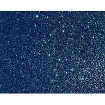 Placa em EVA com Gliter 48X40CM Azul 1,8MM