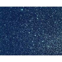 Placa em EVA com Glíter 48X40CM Azul Escuro 1,8MM Pacote com 10