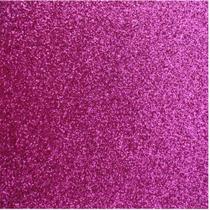 Placa em EVA com Glíter 48X40CM PINK 2MM - Pacote com 10 Unidades
