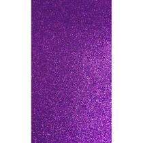 Placa Em Eva Com Gliter 48X40Cm Violeta 2Mm