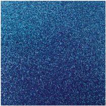 Placa em EVA com Glíter 60X40CM Azul Escuro 2 MM Pacote com 05