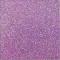 Placa Em Eva Com Gliter 60X40Cm Roxo Neon 2Mm