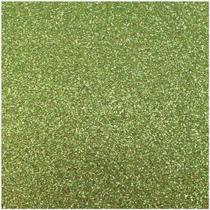 Placa em EVA com Glíter 60X40CM Verde Claro 2MM, Pacote com 5 Folhas