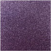 Placa em EVA com Glitter 60X40CM Lilás 2MM - Pacote com 5 Unidades
