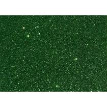 Placa em EVA com Glitter Verde 48X40CM 1,8MM Pacote com 10