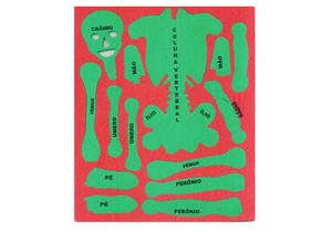 Placa em eva esqueleto partes em eva escolar life toy