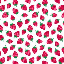 Placa em EVA Estampado 60X40CM Morango 2MM Pacote com 05