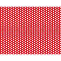 Placa em EVA Estampado 60X40CM Poa VERM/BRAN.2MM