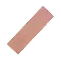 PLACA EM FIBRA COBREADA VIRGEM FACE SIMPLES - 5x20cm