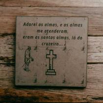 Placa Em Mdf Adorei As Almas 3mm Para Decoração,umbanda. Placa Em Mdf Adorei As Almas 3mm Para Decoração,umbanda.