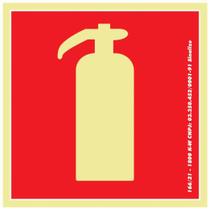 Placa em PVC 15x15cm Combate à Incêndi Extintor Fotoluminescene Ref. 350AD ABNT NBR13434 - SINALIZE Placa em PVC 15x15cm Combate à Incêndi Extintor Fotoluminescene Ref. 350AD ABNT NBR13434 - SINALIZE