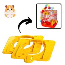 Placa Encaixe Tubos Gaiola Hamster