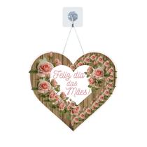 Placa Enfeite Porta Guirlanda Decorativa MDF Adesivado Dia das Mães 25cm Placa Enfeite Porta Guirlanda Decorativa MDF Adesivado Dia das Mães 25cm
