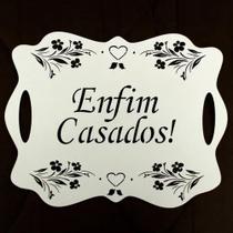 Placa enfim casados para Entrada De Igreja Casamento Placa enfim casados para Entrada De Igreja Casamento