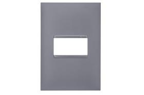 Placa Espelho 4x2 1 Md Pial Plus+(Mais) Legrand Cinza 618501 Placa Espelho 4x2 1 Md Pial Plus+(Mais) Legrand Cinza 618501