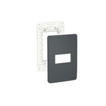 Placa Espelho 4x2 1 Mód S730101294 Stellar Black Orion Schne Placa Espelho 4x2 1 Mód S730101294 Stellar Black Orion Schne