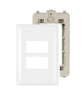 Placa Espelho 4X2 2 Mód M5P2 Thesi Bticino C/Suporte Legrand Placa Espelho 4X2 2 Mód M5P2 Thesi Bticino C/Suporte Legrand