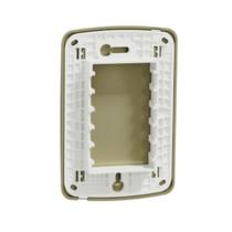 Placa Espelho 4x2 Cega Dourada Miluz S3B77103 Com Suporte Placa Espelho 4x2 Cega Dourada Miluz S3B77103 Com Suporte