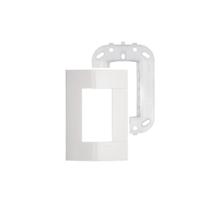 Placa Espelho 4x2 para 3 Módulos Schneider Lunare Up S421230 com Suporte Branco Brilhante