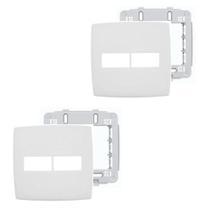 Placa Espelho 4x4 2 mods Branco Legrand Pial Plus 618511 Placa Espelho 4x4 2 mods Branco Legrand Pial Plus 618511