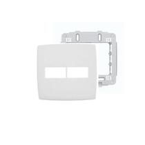 Placa Espelho 4x4 2 Módulos Branco Legrand Pial Plus 618511