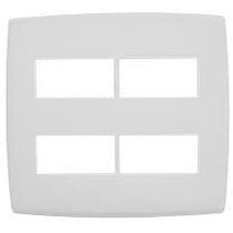 Placa Espelho 4x4 4 Md Sep Legrand Pial Plus(Normal) 618534 Placa Espelho 4x4 4 Md Sep Legrand Pial Plus(Normal) 618534