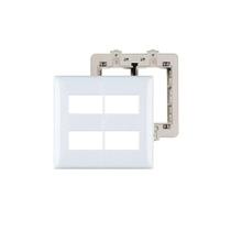 Placa Espelho 4X4 4 Módulo M9P4 Thesi Bticino Branco Legrand