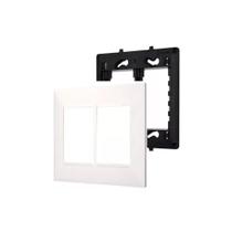 Placa/Espelho 4X4 6 Mod 618516BC+ Pial Plus+ Legrand c Suporte Placa/Espelho 4X4 6 Mod 618516BC+ Pial Plus+ Legrand c Suporte