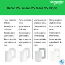 Placa/Espelho Branca 4X2 1 Mod S3B77110 Miluz Schneider Placa/Espelho Branca 4X2 1 Mod S3B77110 Miluz Schneider