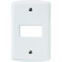 Placa (espelho) Horizontal Lux2 1 Posto, 4 X 2, Branca - Tramontina
