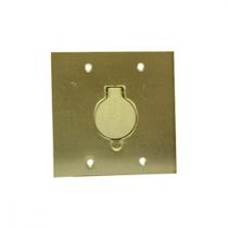 Placa Espelho P/Piso Metal 4X4 1 Tomada Red Stamplac Placa Espelho P/Piso Metal 4X4 1 Tomada Red Stamplac