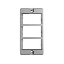 Placa Espelho Tel Cl-A 3 Modular Tramontina Cinza Hidrossol Placa Espelho Tel Cl-A 3 Modular Tramontina Cinza Hidrossol