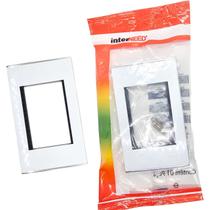Placa / Espelho Ultra Lar 72mm p/ 2 módulos 36mm 056980 InterNEED