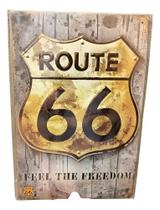 Placa Estilo Antiga Vintage Retro Metal Decor Usa Route66 Us