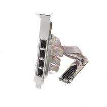 Placa Ethernet IO CREST 4 portas Gigabit M.2 M+B Key SI-PEX24092