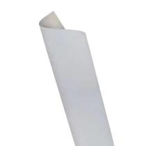 Placa eva com brilho 40cmx60cm prata folhas leoarte