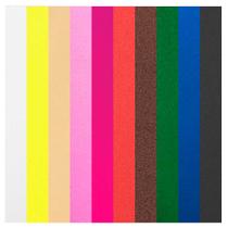 Placa EVA Liso Make+ - 40 x 60cm - Cores Sortidas c/ 10fls