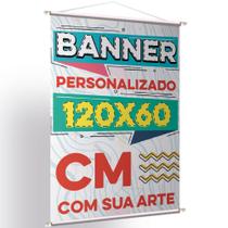 Placa Faixa Banner Personalizado - 60x120 Cm