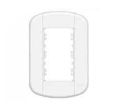 Placa Fame 4X2 3 Módulos Blanc+ Placa Fame 4X2 3 Módulos Blanc+