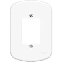 Placa Fame''Blanc''4X2 (1 Tomada/3 Saidas) Placa Fame''Blanc''4X2 (1 Tomada/3 Saidas)