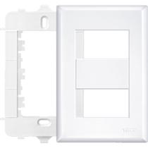 Placa Fame Evidence 4X2 Branca (2Modulo) Com Suporte Placa Fame Evidence 4X2 Branca (2Modulo) Com Suporte