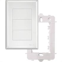 Placa Fame Evidence 4X2 Branca (Cega) Com Suporte Placa Fame Evidence 4X2 Branca (Cega) Com Suporte
