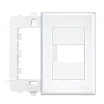 Placa Fame Evidence 4X2 com Suporte para 1 Módulo - Código 3894