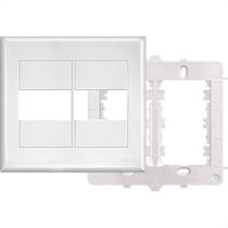 Placa Fame Evidence 4X4 Branca (2Modulo) Com Suporte Placa Fame Evidence 4X4 Branca (2Modulo) Com Suporte