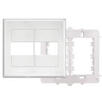 Placa Fame Evidence 4X4 Branca (2Modulo) Com Suporte